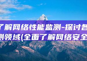 全面了解网络性能监测-探讨各个关键监测领域 (全面了解网络安全问题)