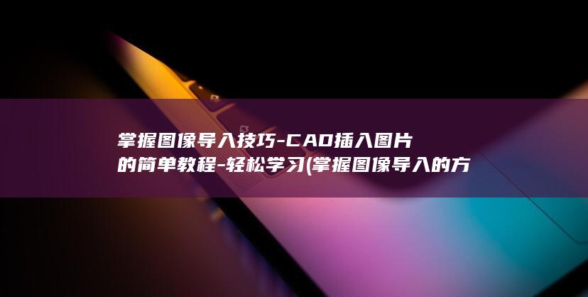 掌握图像导入技巧-CAD插入图片的简单教程-轻松学习 (掌握图像导入的方法)