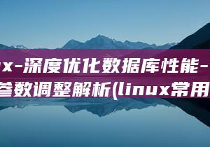 Linux-深度优化数据库性能-内核参数调整解析 (linux常用命令)
